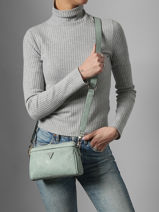 Shoulder Bag Cresidia Guess Blue cresidia PD988872-vue-porte