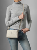 Shoulder Bag Cresidia Guess White cresidia PD988872-vue-porte