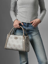 Handbag Karnilla Logo Guess Beige karnilla logo OS990106-vue-porte