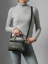 Sac Bandouli�re Hira Valentino Noir hira VBS9PD37-vue-porte