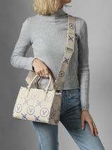 Satchel Samba Re Print Valentino Beige samba re print VBS9RS04-vue-porte
