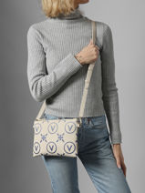 Crossbody Bag Samba Re Print Valentino Beige samba re print VBS9RS18-vue-porte