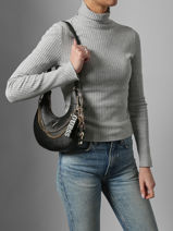 Crossbody Bag Davina Guess Black davina BG989918-vue-porte