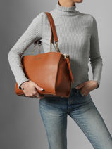 Shoulder Bag Hira Valentino Brown hira VBS9PD01-vue-porte