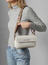 Sac Port� �paule Alexia Valentino Blanc alexia VBS5A804-vue-porte