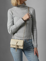 Sac Bandouli�re Divina Valentino Beige divina VBS1R403-vue-porte