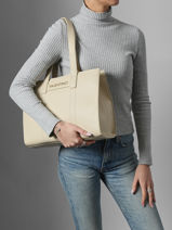 Shoulder Bag Aury Re Valentino Beige aury re VBS9OB01-vue-porte