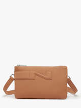 Sac Bandouli�re Florence Cuir Nathan baume Marron n city 4