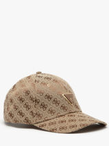 Cap Guess Beige accessoires 368POL01-vue-porte