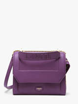 Top Handle M Ninon Leather Lancel Violet ninon A09222