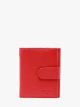 Wallet Confort Leather Hexagona Red confort 467468