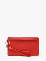 Pouch Leather Hexagona Red confort 467213