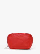 Porte-monnaie Cuir Hexagona Rouge confort 467389