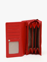 Portefeuille Confort Cuir Hexagona Rouge confort 467779-vue-porte