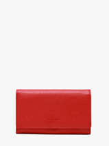 Leather Confort Wallet Hexagona Red confort 467779