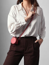 Longchamp Epure surf Coin purse Pink-vue-porte