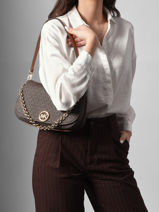 Shoulder Bag Nolita Leather Michael kors Brown nolita R6GY5S2B-vue-porte