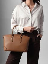 Handbag Murphy Leather Michael kors Brown murphy R6G1WS7V-vue-porte