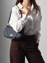 Sac Port� �paule Nolita Cuir Michael kors Bleu nolita R6SY5S2L-vue-porte