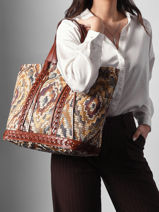 Shoulder Bag Cabas Vanessa bruno Multicolor cabas 6V40409-vue-porte