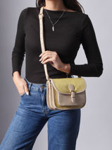 Sac Bandouli�re Capri Hexagona Jaune capri 4020263-vue-porte