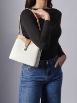 Sac Port� �paule Lys Hexagona Beige lys 5620254-vue-porte