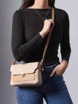 Sac Bandouli�re Lys Hexagona Beige lys 5620256-vue-porte