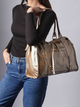 A4 Size Shoulder Bag Gallantry Gold format a4 5B-vue-porte