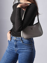 Sac Port� �paule Arnela Polyurethane Guess Beige arnela NY949617-vue-porte