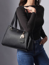 Shoulder Bag Evie Guess Brown evie BG966422-vue-porte