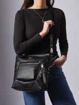 Shoulder Bag Marsha Guess Black marsha BG950104-vue-porte
