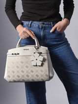 Satchel Melinda Logo Guess White melinda logo JP990206-vue-porte
