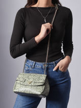 Shoulder Bag Serenova Polyurethane Guess Green serenova KG809121-vue-porte