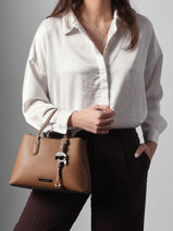 Satchel K Ikon Karl lagerfeld Brown k ikon B1W30003-vue-porte