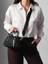 Sac Port� Main K Ikon Polyester Recycl� Karl lagerfeld Noir k ikon B1W30016-vue-porte