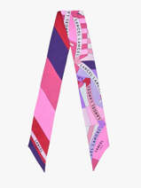 Silk Ribbon Parasol 82x5,5cm Lancel Pink charms A14131