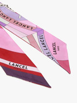 Silk Ribbon Parasol 82x5,5cm Lancel Pink charms A14131-vue-porte