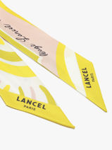 Silk Ribbon Sunrise 82x5,5cm Lancel Green charms A14134-vue-porte