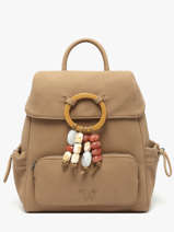 Backpack Woomen Beige camomille pearl WCAE02