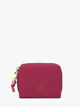 Porte-monnaie Woomen Rose camomille pearl WCAE95