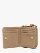 Camomille Pearl Compact Wallet Woomen Beige camomille pearl WCAE95-vue-porte