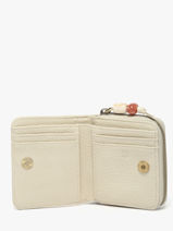 Camomille Pearl Compact Wallet Woomen Beige camomille pearl WCAE95-vue-porte