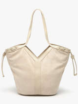 Sac Port� �paule Velvet Miniprix Beige velvet M9459