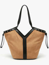Shoulder Bag Velvet Miniprix Brown velvet M9459