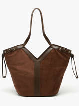 Sac Port� �paule Velvet Miniprix Marron velvet M9459