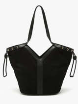 Shoulder Bag Velvet Miniprix Black velvet M9459
