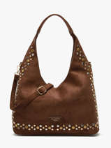 Sac Port� �paule Velvet Studs Miniprix Marron velvet studs JC53002
