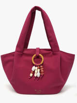 Coin Purse Woomen Pink camomille pearl WCAE07