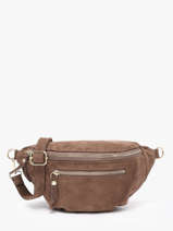Belt Bag Leather Milano Brown velvet VE24119O