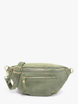 Belt Bag Leather Milano Green velvet VE24119O